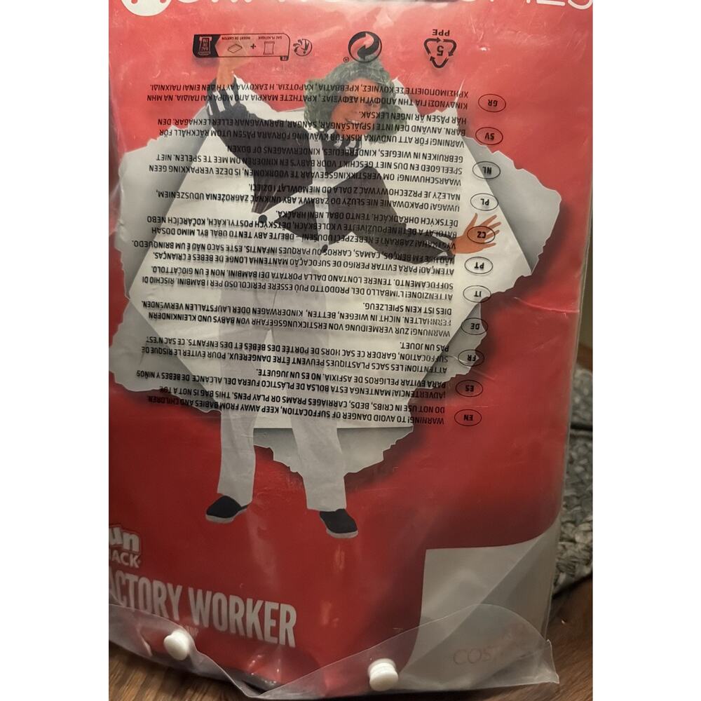 Kids Chocolate Factory Worker Costume Boys Girls Oompa Loompa Outfit Halloween M